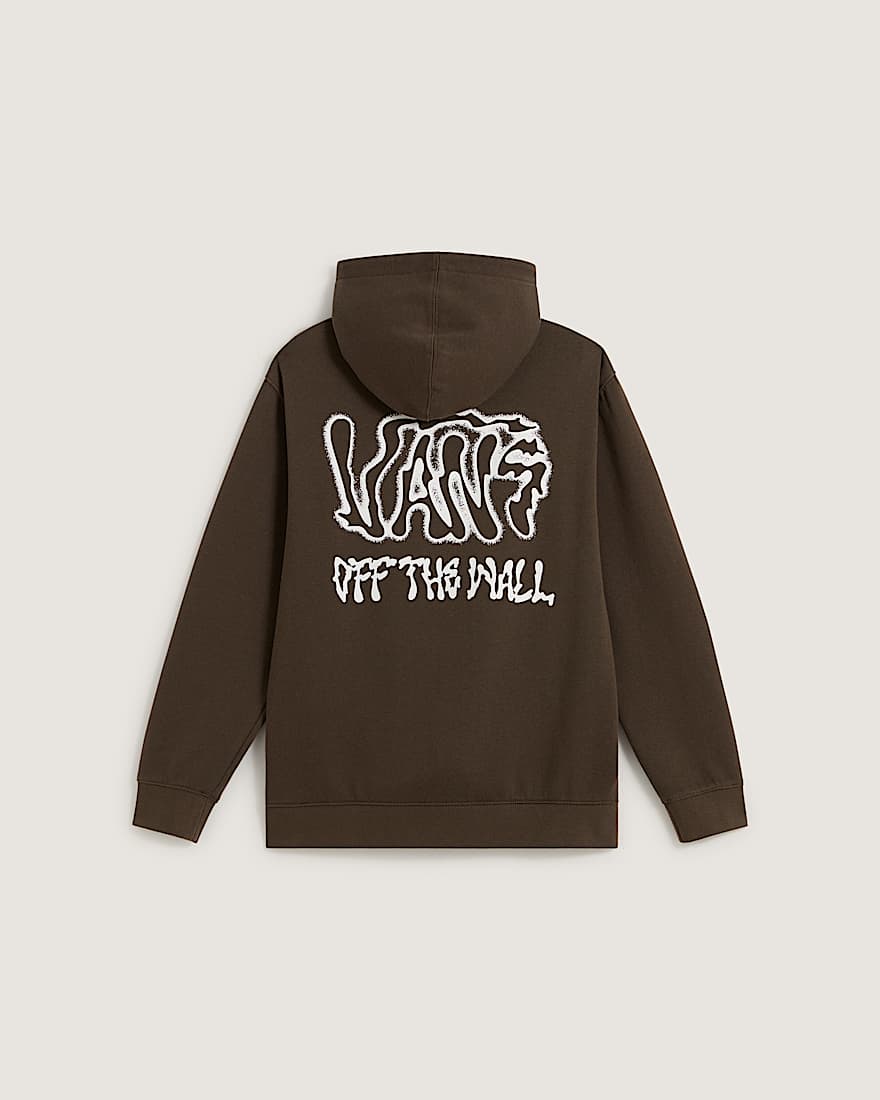 Kinder Rippled Hoodie mit Reiverschluss VANS Braun ALT1