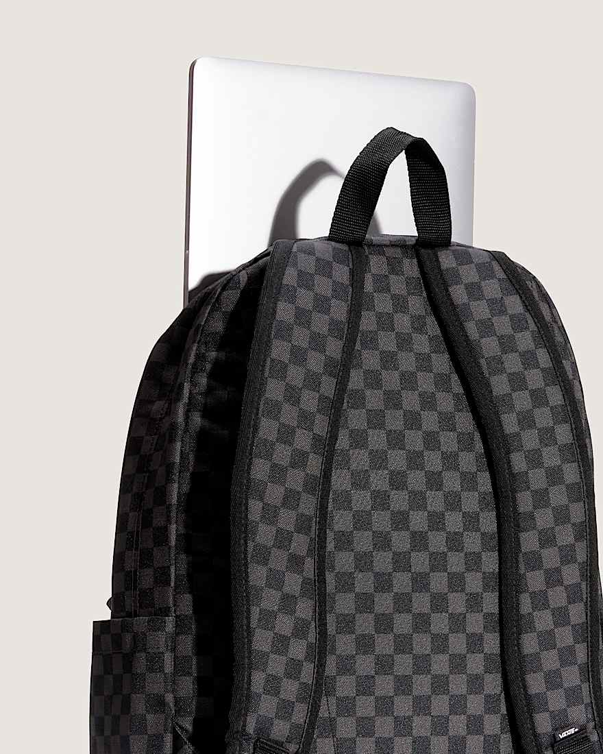 Old Skool Check Rucksack VANS Grau ALT4