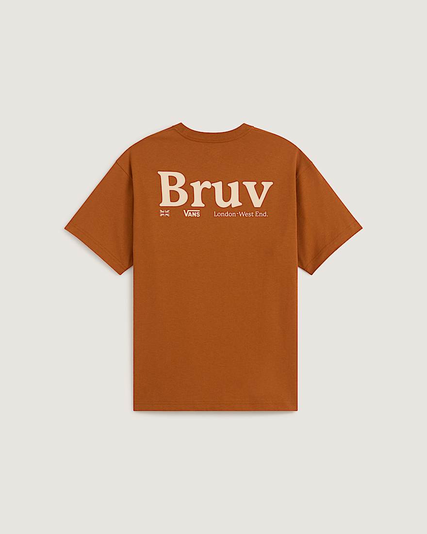 Bruv Tshirt VANS OrangeBrown ALT1