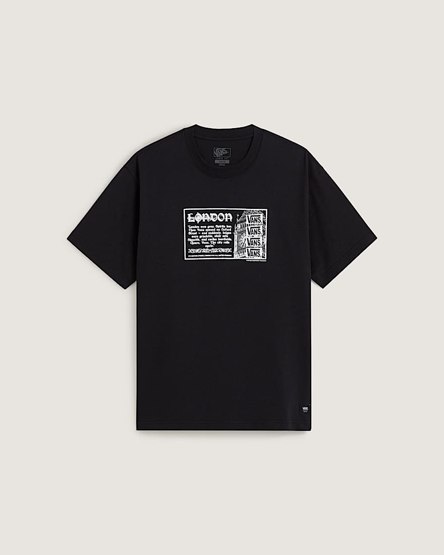 Post Card TShirt VANS Black HERO