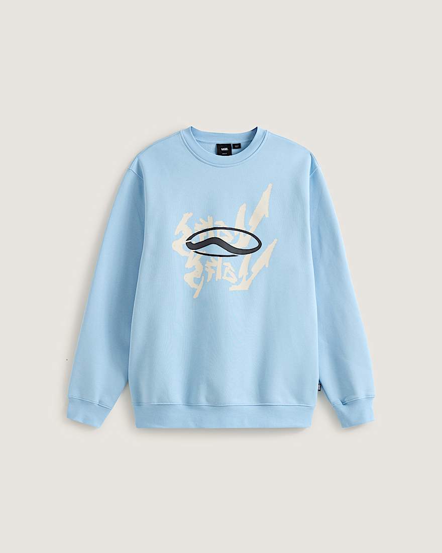 Mirror V Loose Pullover VANS Blau HERO