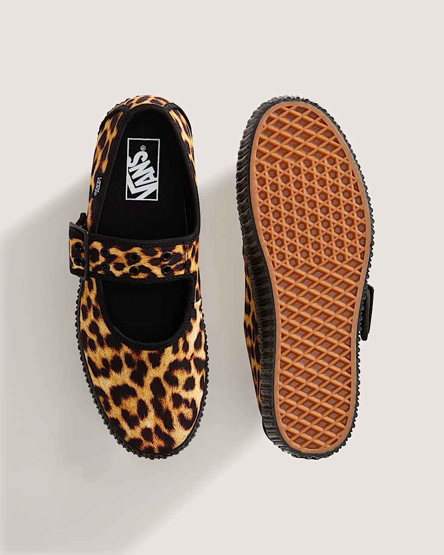 Mary Jane Creeper Schuhe VANS Schwarz ALT2