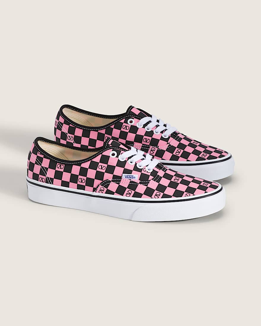 Valentino Garavani und Vans Authentic Checkerboard VANS Rosa ALT2