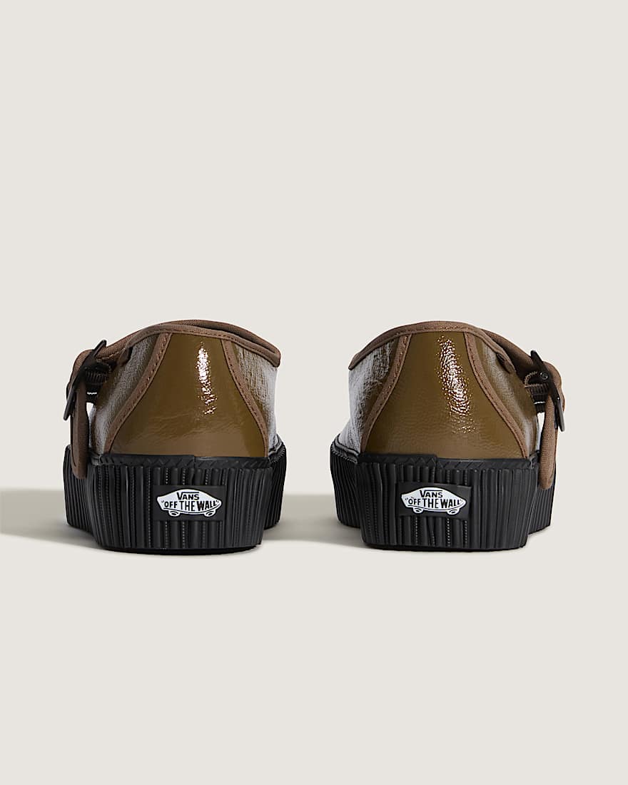 Mary Jane Creeper Schuhe VANS Braun ALT3