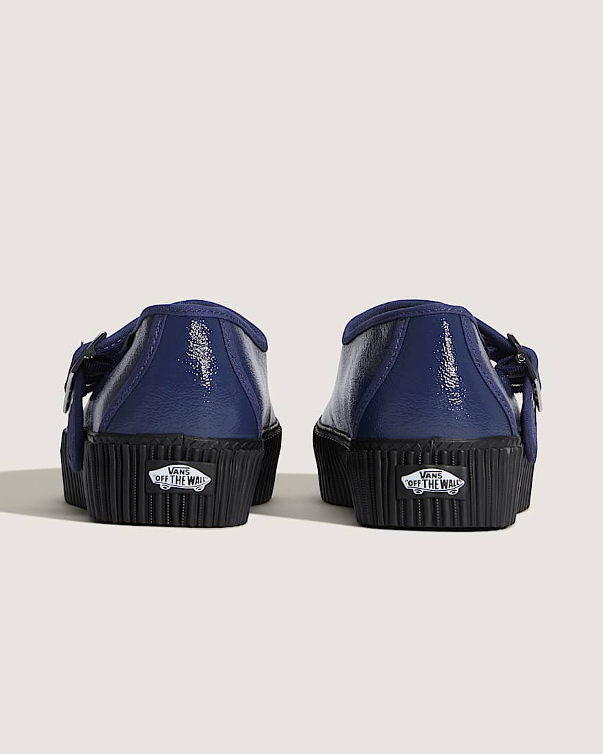 Mary Jane Creeper Schuhe VANS Navy ALT3