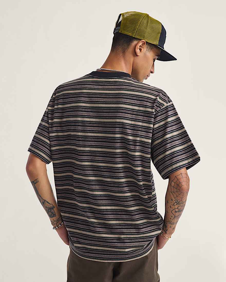 Cameron Stripe TShirt VANS Braun ALT2