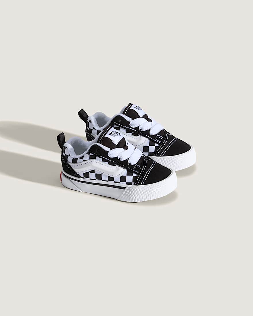 Kleinkinder Knu Skool Checkerboard Schuhe 14 Jahre VANS Schwarz ALT1