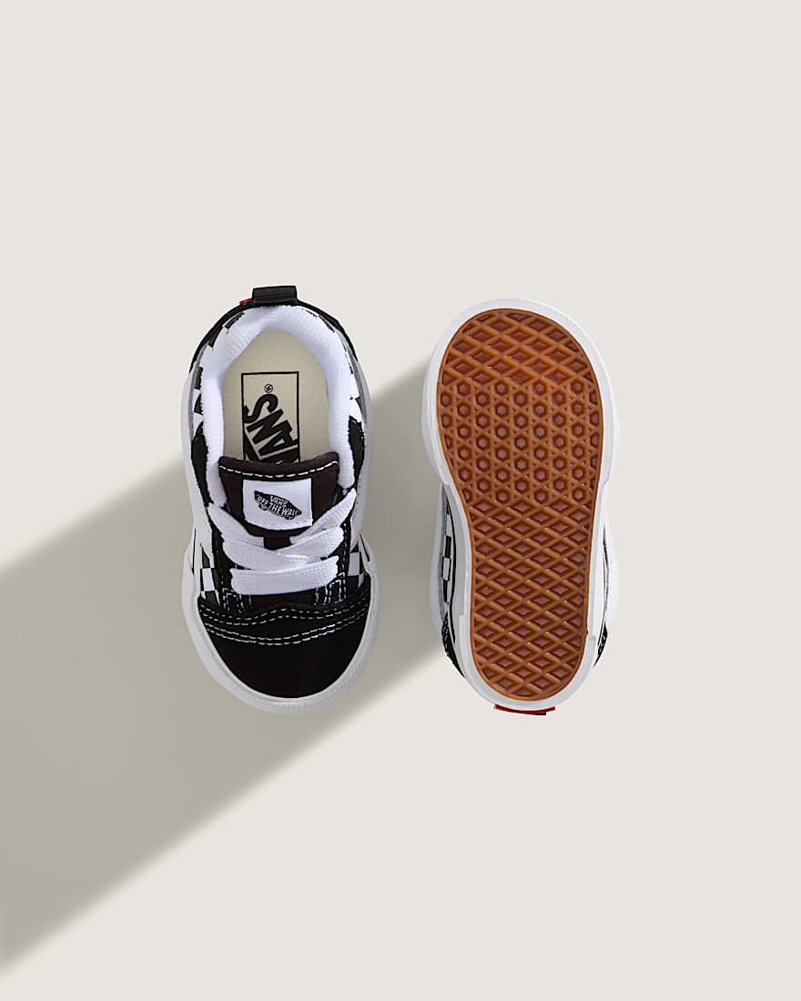 Kleinkinder Knu Skool Checkerboard Schuhe 14 Jahre VANS Schwarz ALT2