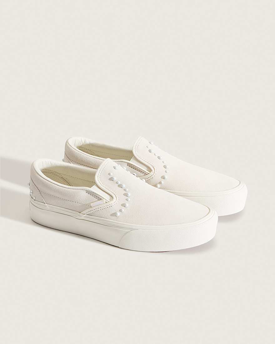 Classic SlipOn Plateauschuhe VANS Wei ALT1