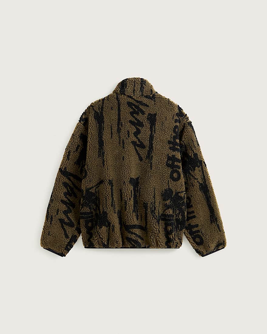 Veste en polaire moutonnée à fermeture zippée intégrale Stiller