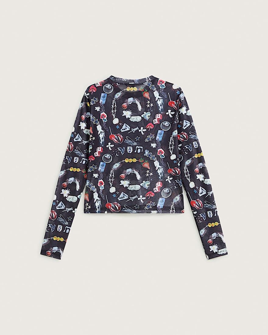 Ludlow Langarmshirt aus Netzstoff VANS Schwarz ALT1