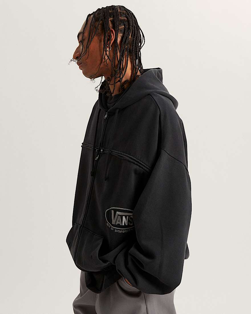 Act Of Disagreement Hoodie mit TReiverschluss VANS Schwarz ALT1