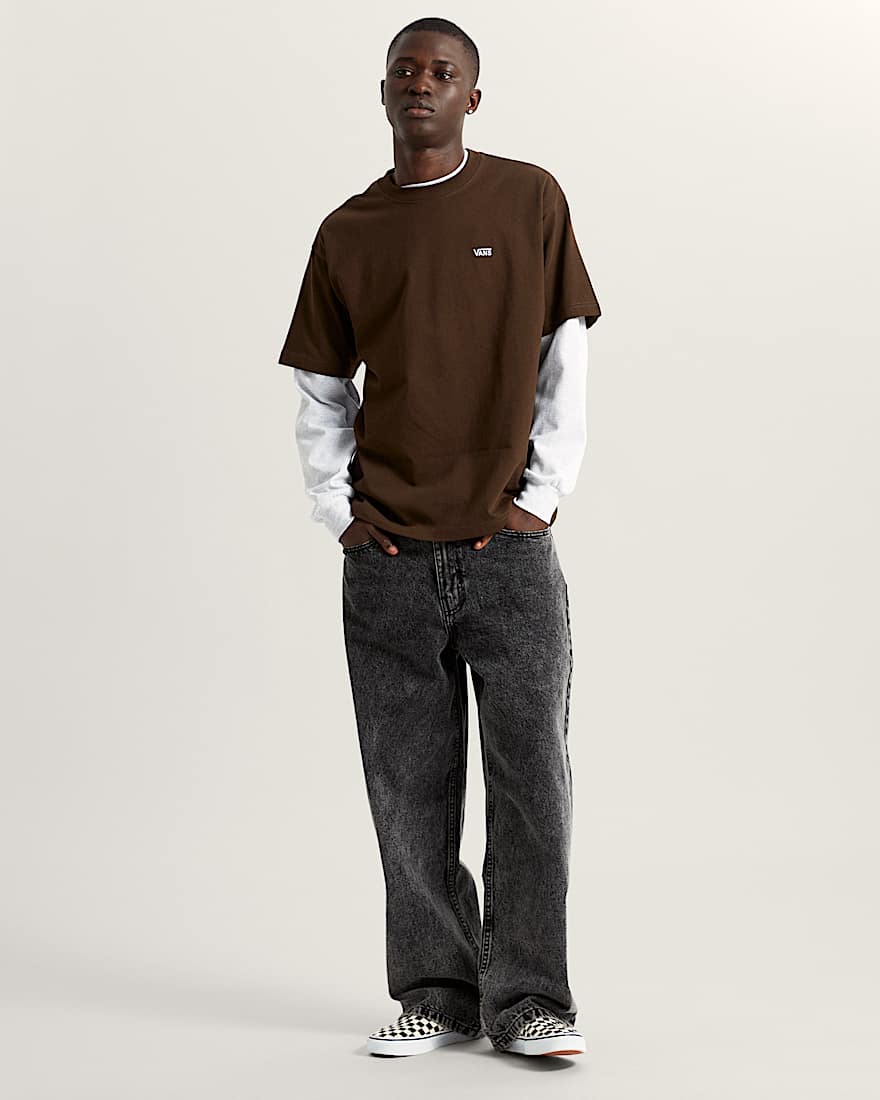 Left Chest II Logo TShirt VANS Braun ALT4