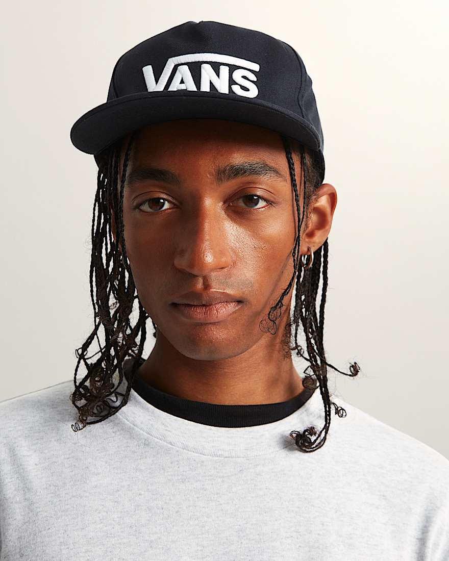 Drop V Logo Snapback Cap VANS Blau ALT3
