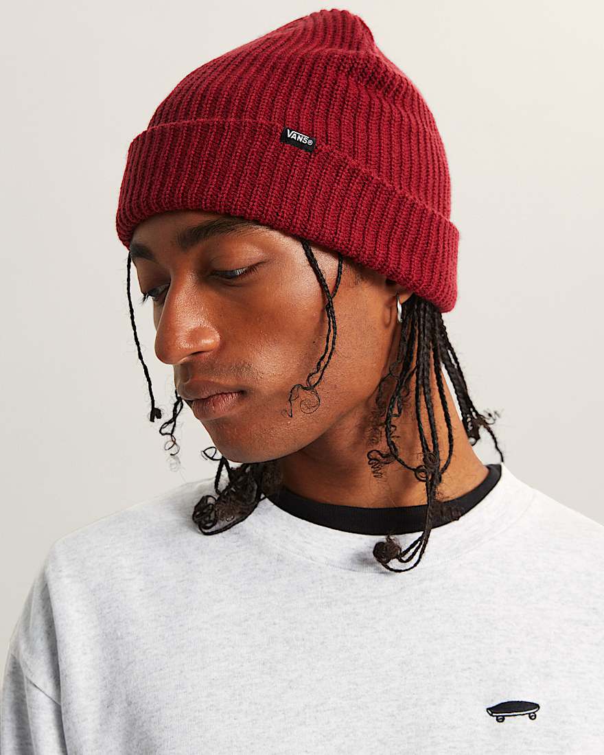 Core Basic Beanie mit Umschlag VANS Bordeaux ALT3
