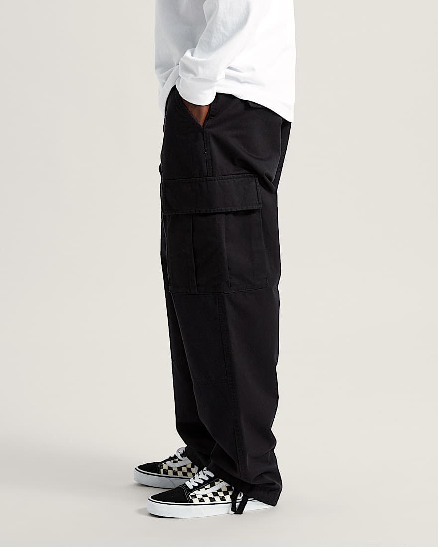 Service Cargo Loose Tapered Trousers