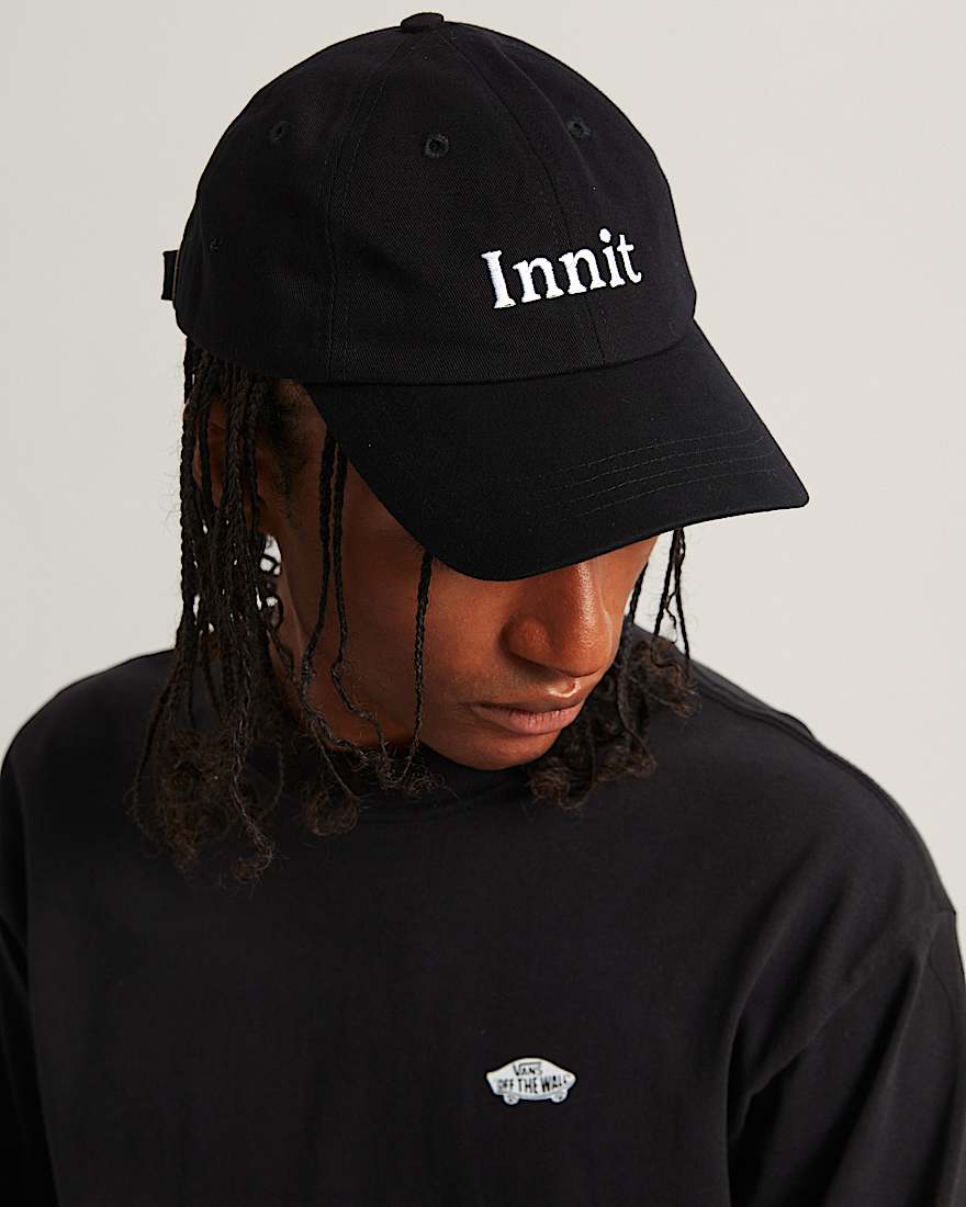 Innit Curved Bill Jockey Hat VANS Black ALT3