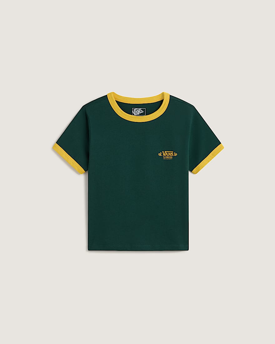 Tshirt ringer Le Marais Mur VANS Vert HERO