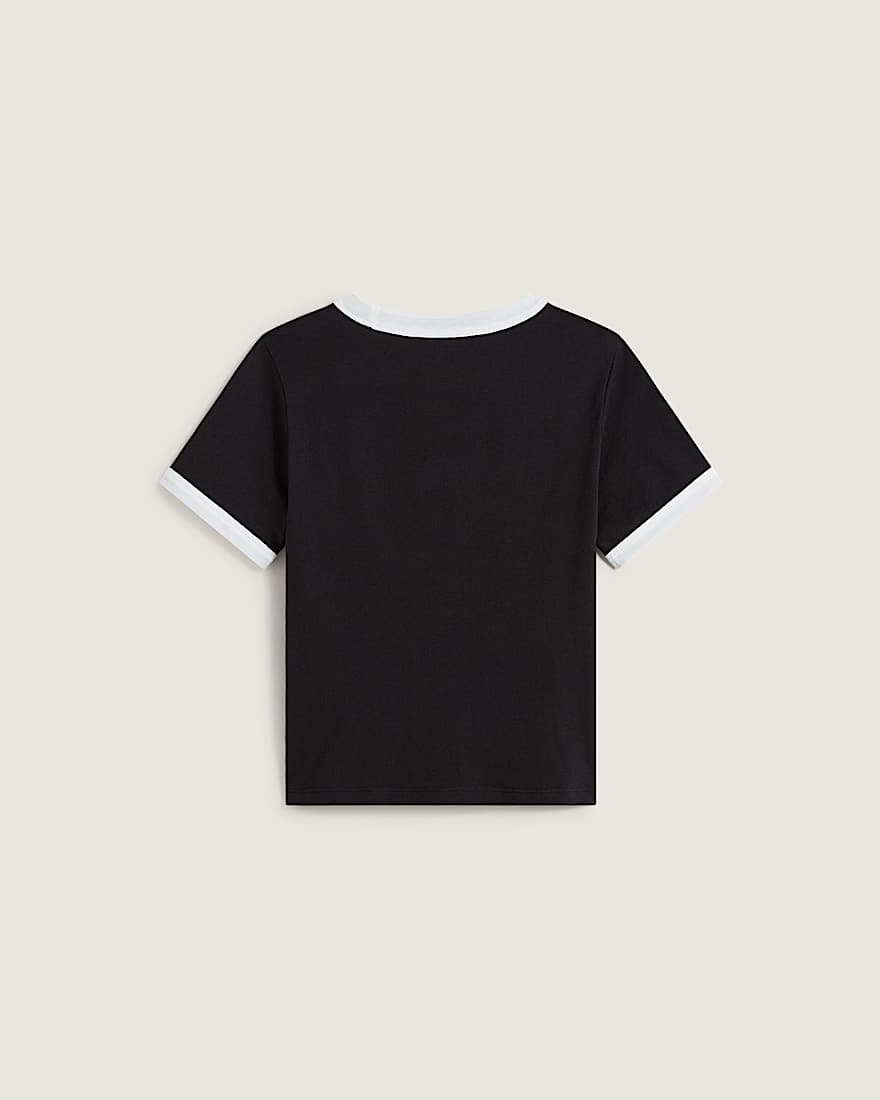 Tshirt Ringer Le Marais Croissant VANS Noir ALT1