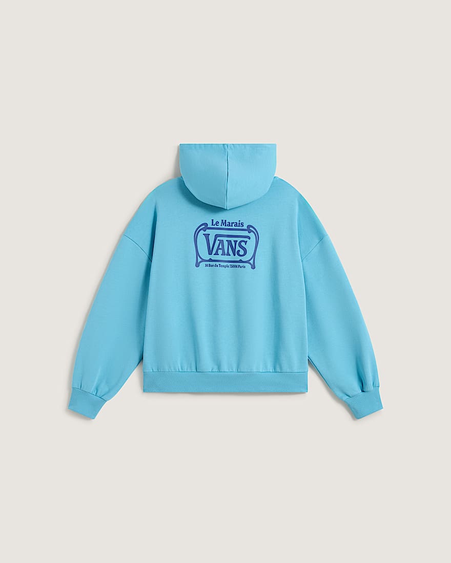 Sweat  capuche Le Marais Paname Retro VANS Bleu ALT1