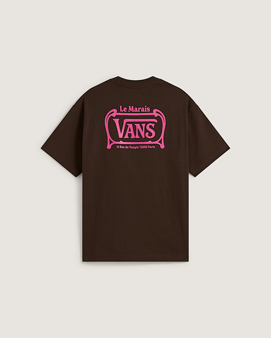 Tshirt Le Marais Paname VANS Marron ALT1