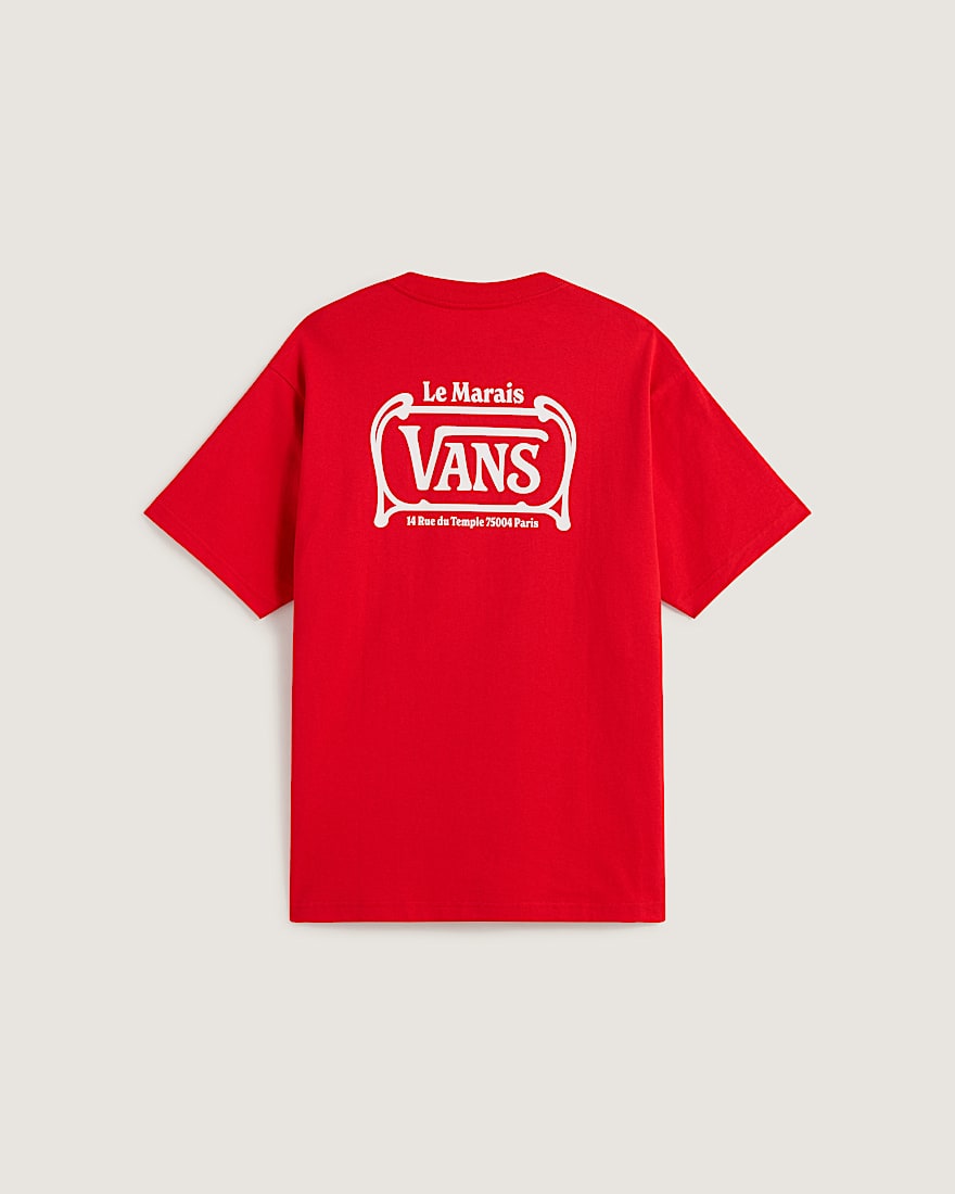 Tshirt Le Marais Paname VANS Rouge ALT1