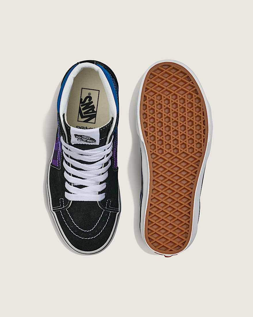 Kinder Sk8Hi KPop Demon Hunters Schuhe 814 Jahre VANS SchwarzBlau ALT2