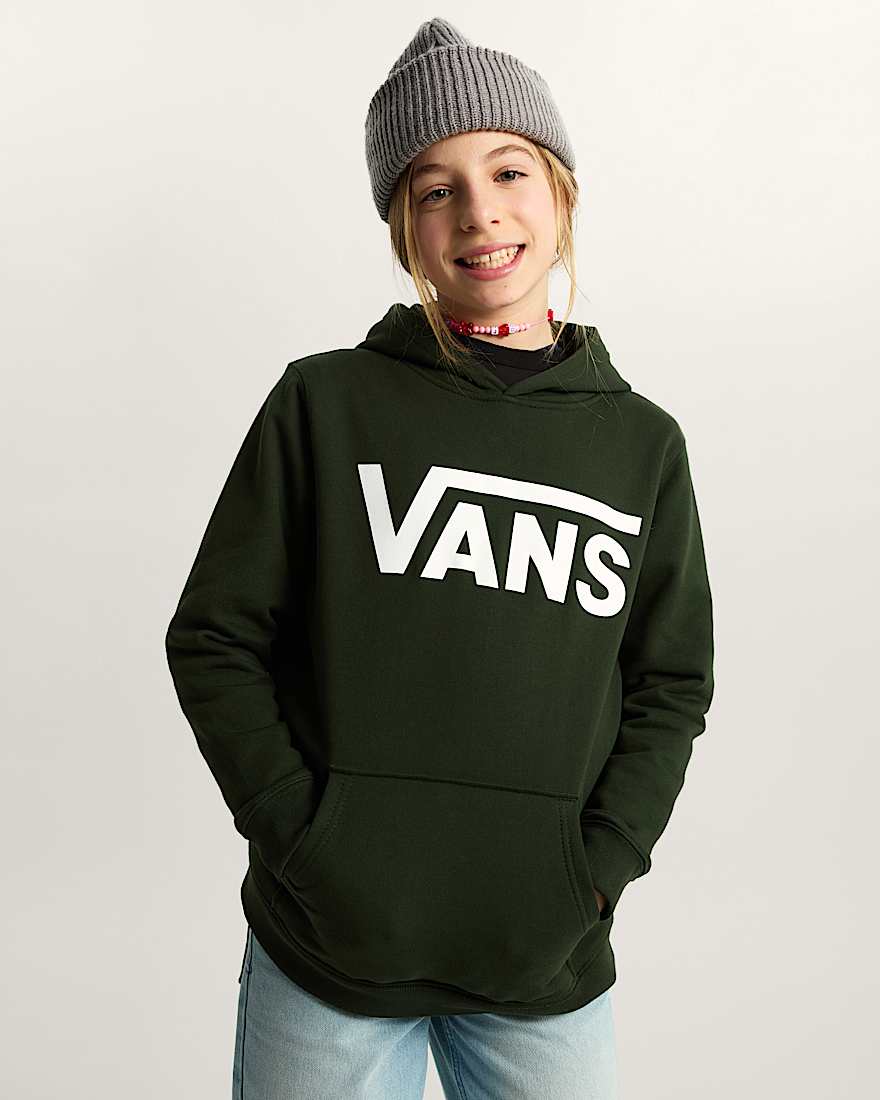 Kinder Vans Classic II Hoodie 814 Jahre VANS Grn ALT2