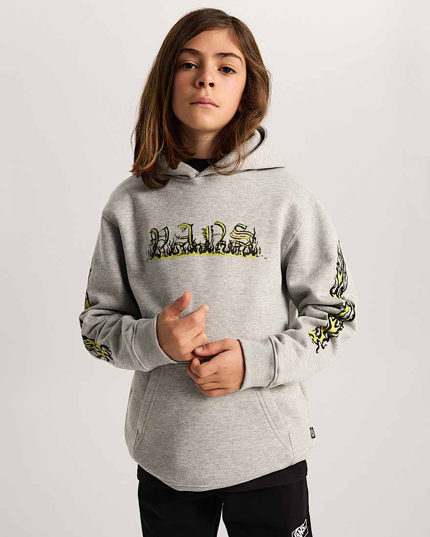 Kinder Vans Inferno Hoodie 814 Jahre VANS Grau ALT2
