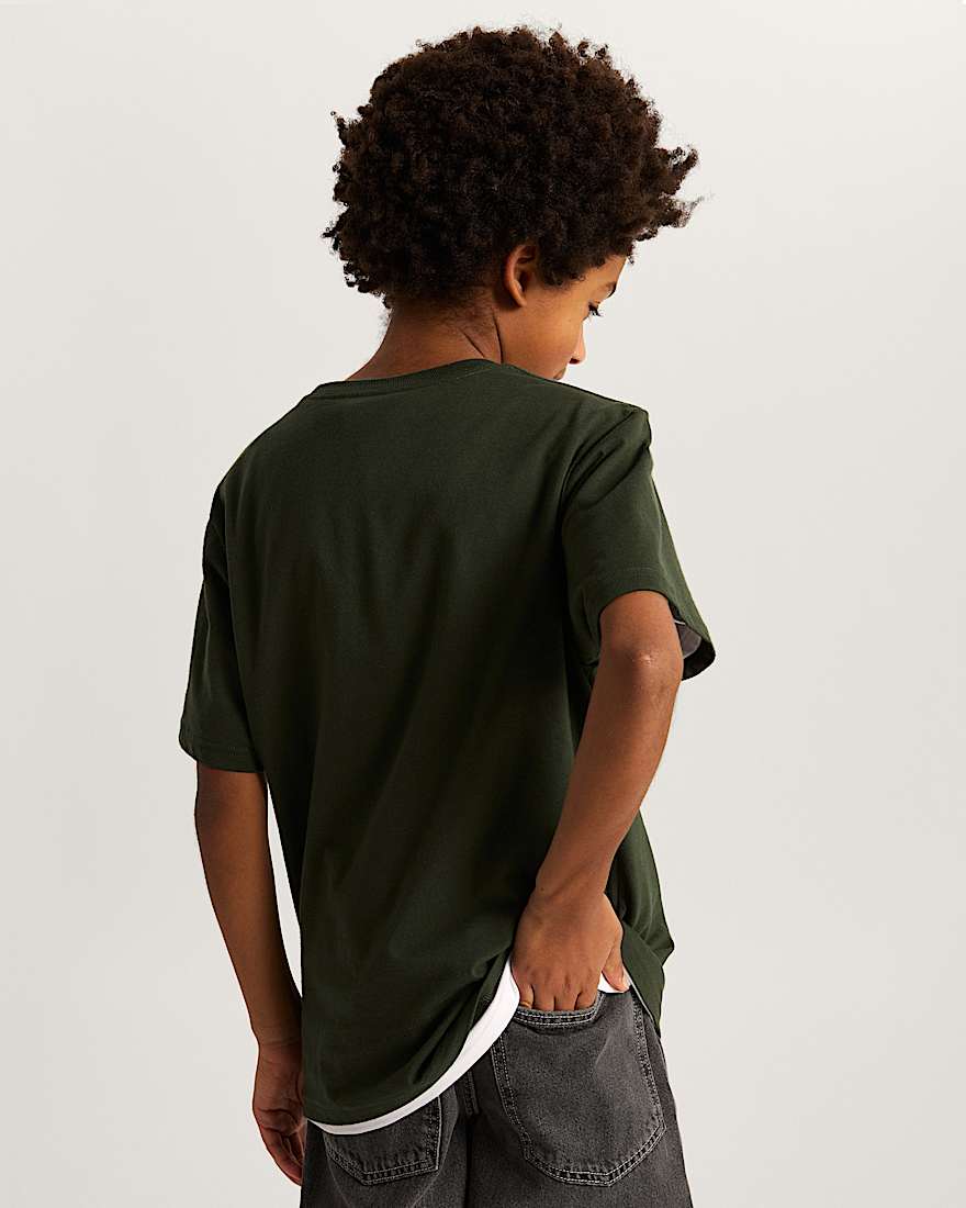 Kinder Diy Fx TShirt 814 Jahre VANS Grn ALT3