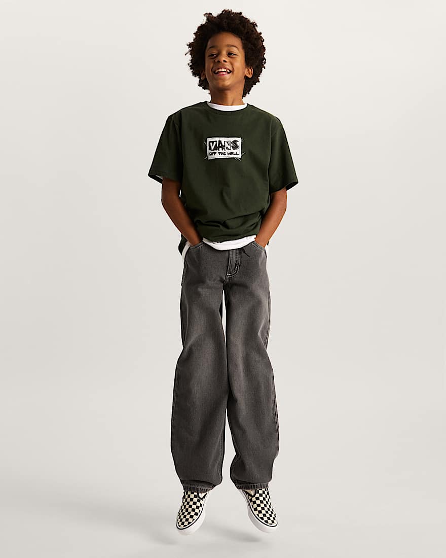Kinder Diy Fx TShirt 814 Jahre VANS Grn ALT4