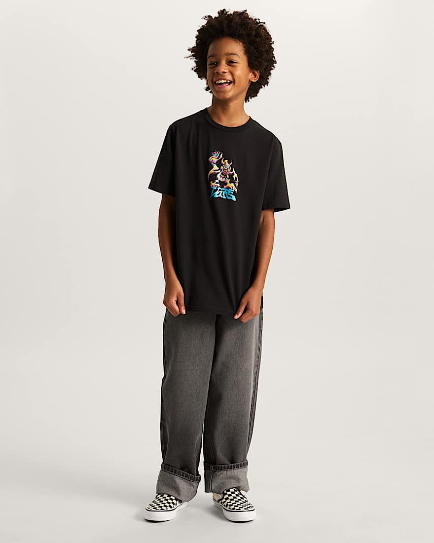 Kinder Goblin Step TShirt fr 814 Jahre VANS Schwarz ALT4