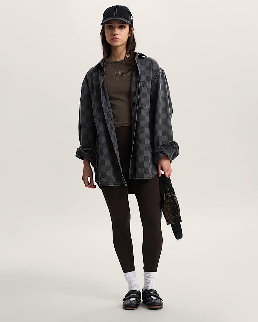 Claire Embellished Baby TShirt VANS Braun ALT4