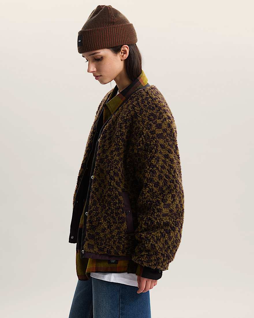 Cappotto Suffolk Cheetah Check Pile