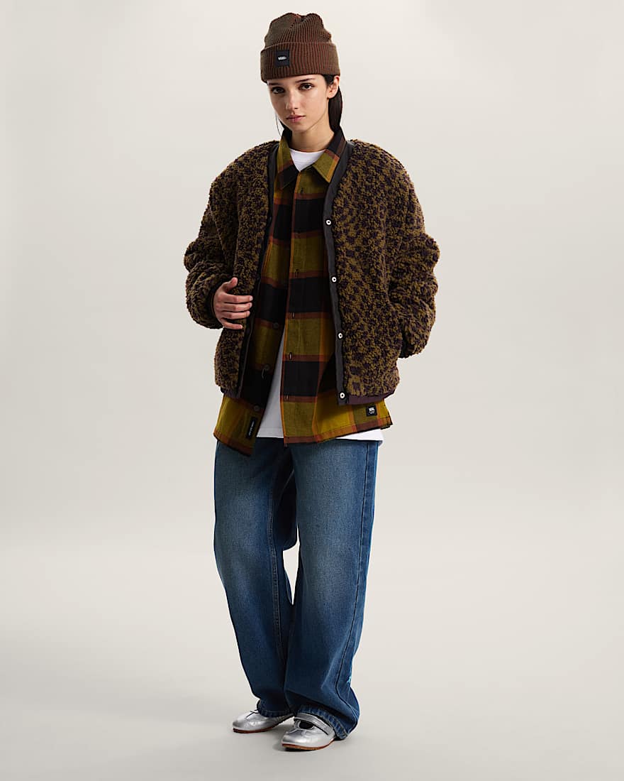 Cappotto Suffolk Cheetah Check Pile
