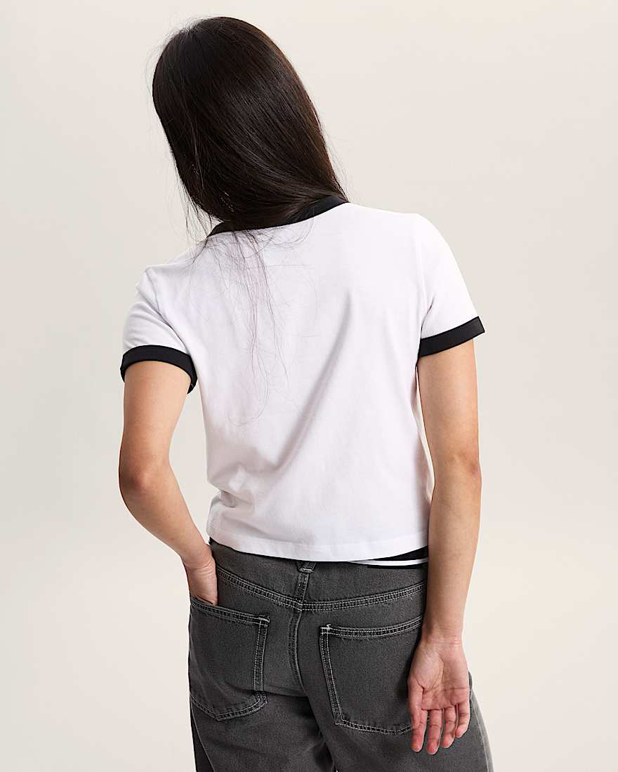 Cherry Bom RingerTShirt VANS Wei ALT3