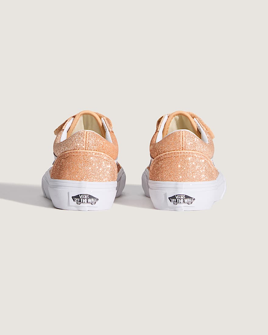 Old Skool V GLITTER Apricot Glow VANS Orange ALT3