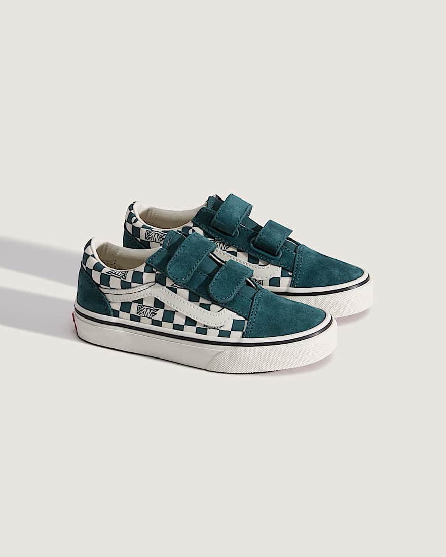 Old Skool V GEO CHECK Mystic Moss VANS Grn ALT1