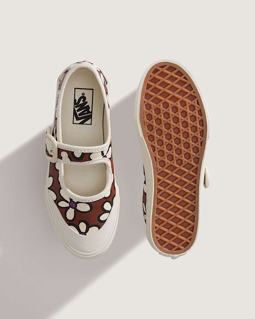 Kleine Kinder Mary Jane Schuhe 48 Jahre VANS Braun ALT2