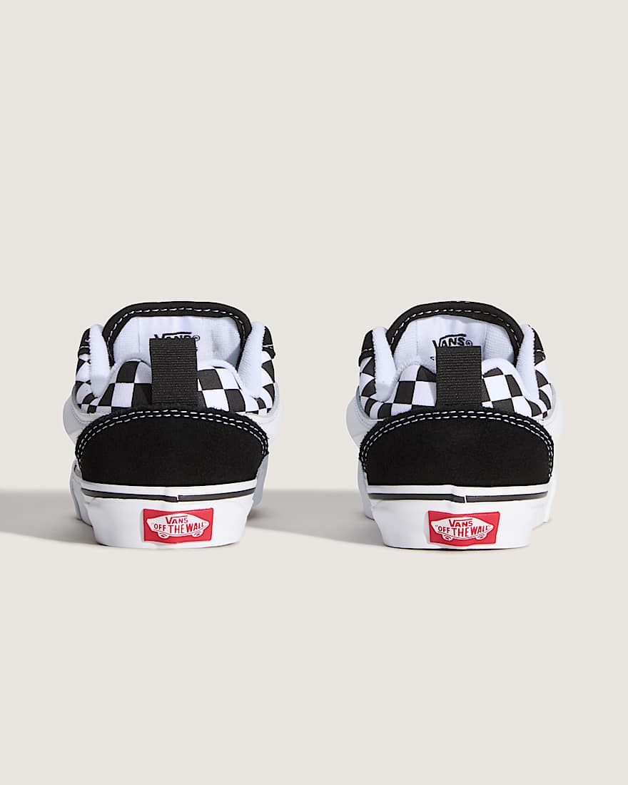 Kinder Knu Skool Checkerboard Schuhe 48 Jahre VANS Schwarz ALT3