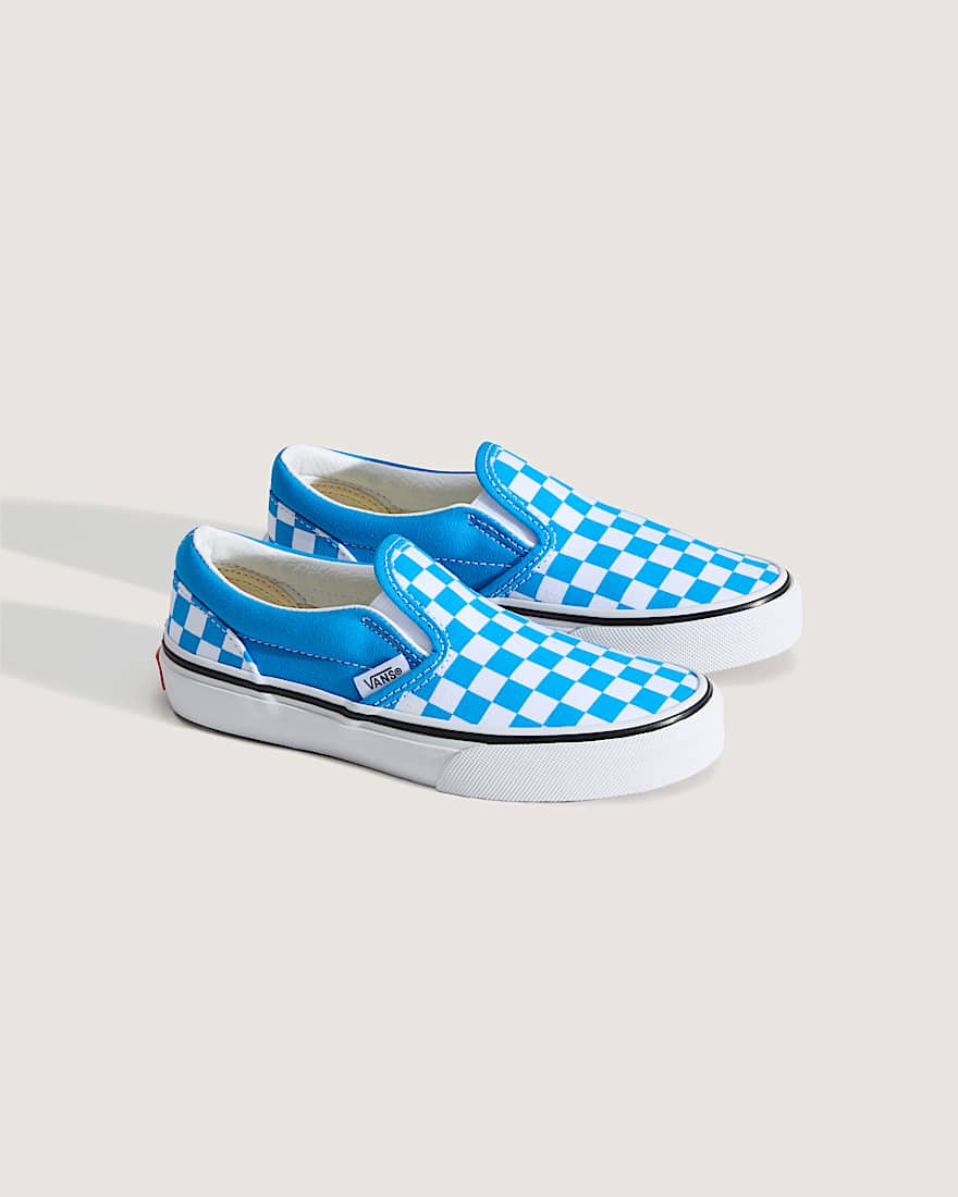 Kinder Classic SlipOn Checkerboard Schuhe 48 Jahre VANS Blau ALT1