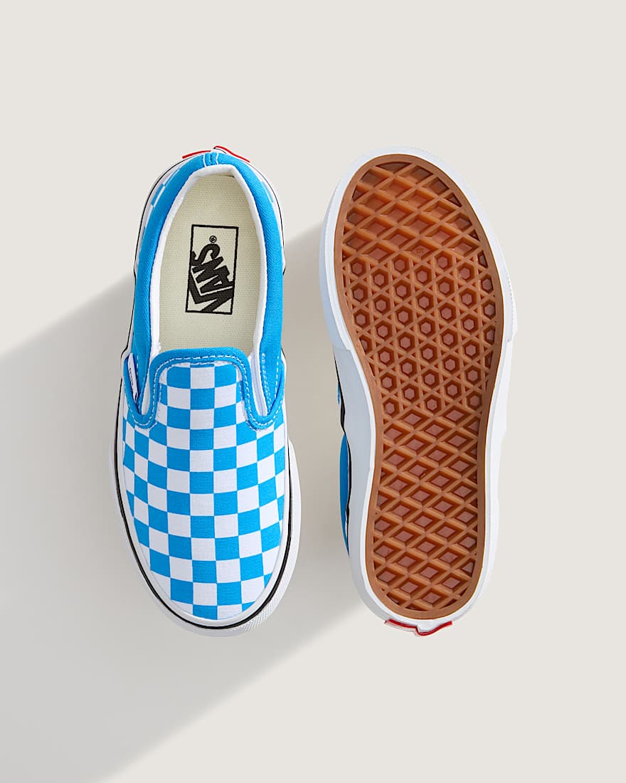 Kinder Classic SlipOn Checkerboard Schuhe 48 Jahre VANS Blau ALT2