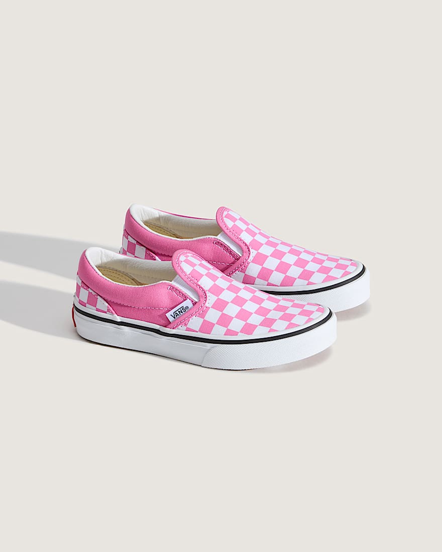 Kinder Classic SlipOn Checkerboard Schuhe 48 Jahre VANS Rosa ALT1