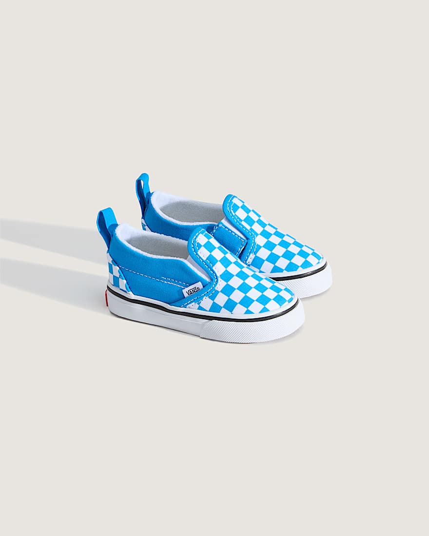 Kleinkinder Classic SlipOn V Checkerboard Schuhe 14 Jahre VANS Blau ALT1
