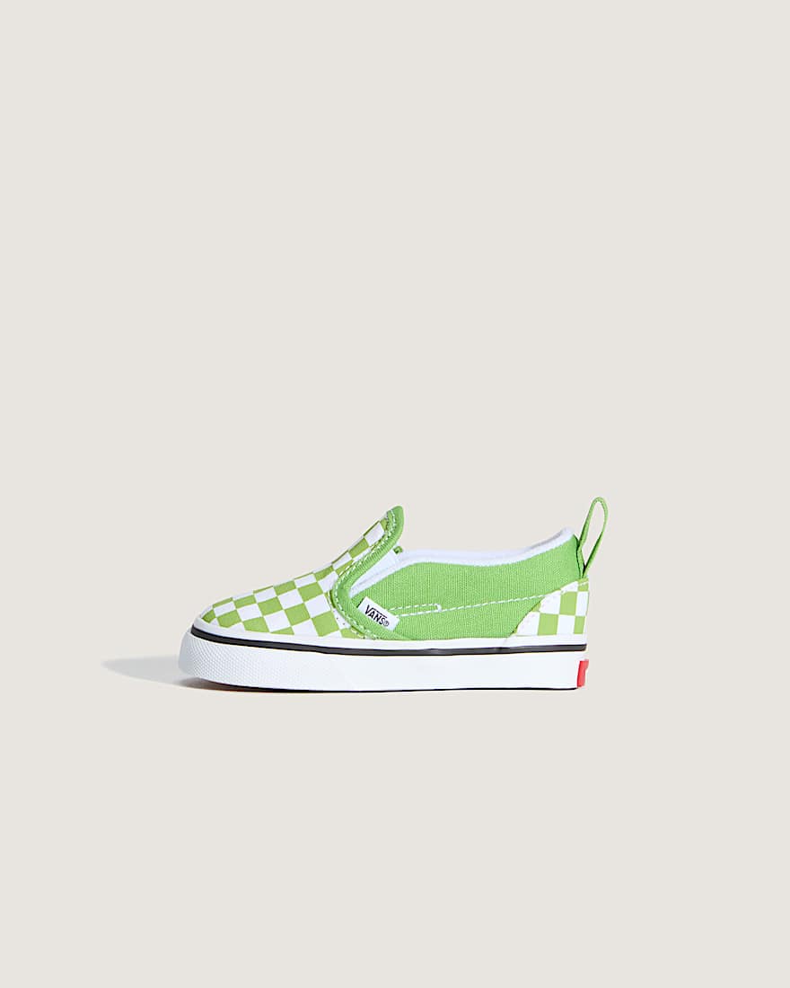 Kleinkinder Classic SlipOn V Checkerboard Schuhe 14 Jahre VANS Grn HERO