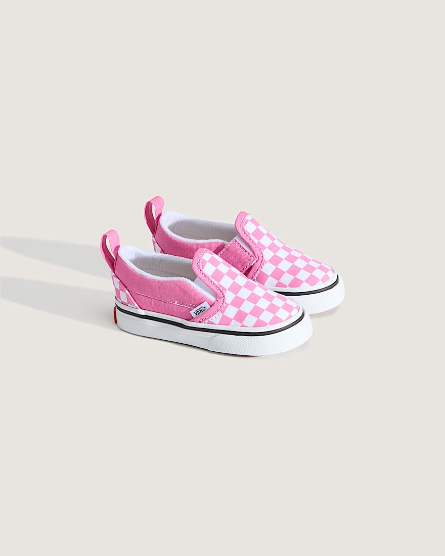 Kleinkinder Classic SlipOn V Checkerboard Schuhe 14 Jahre VANS Rosa ALT1