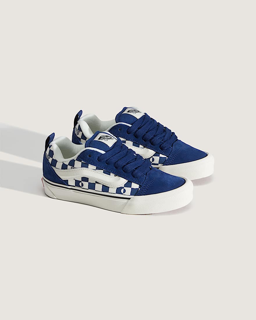 Knu Skool GEO CHECK INDIGO VANS Blau ALT1