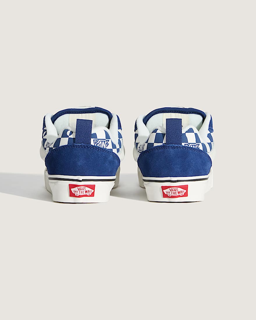 Knu Skool GEO CHECK INDIGO VANS Blau ALT3