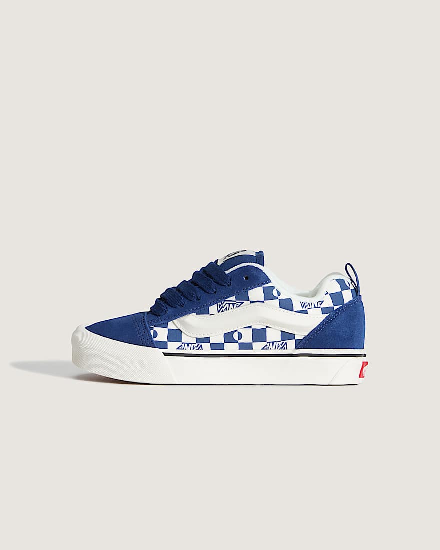 Knu Skool GEO CHECK INDIGO VANS Blau HERO