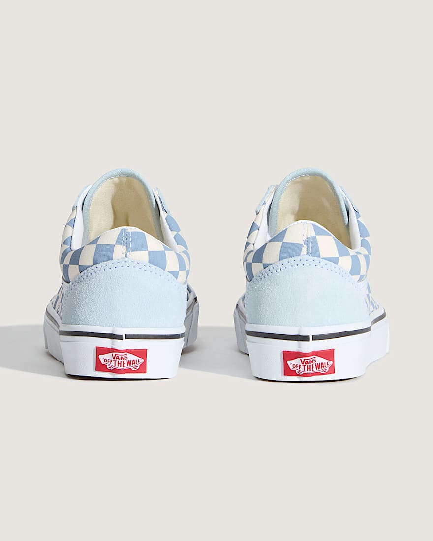 Old Skool Checkerboard Schuhe VANS Blau ALT3